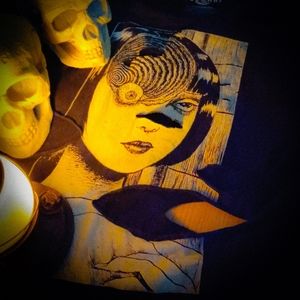 Uzumaki Junji Ito Horror Punk Distressed T Shirt Dress